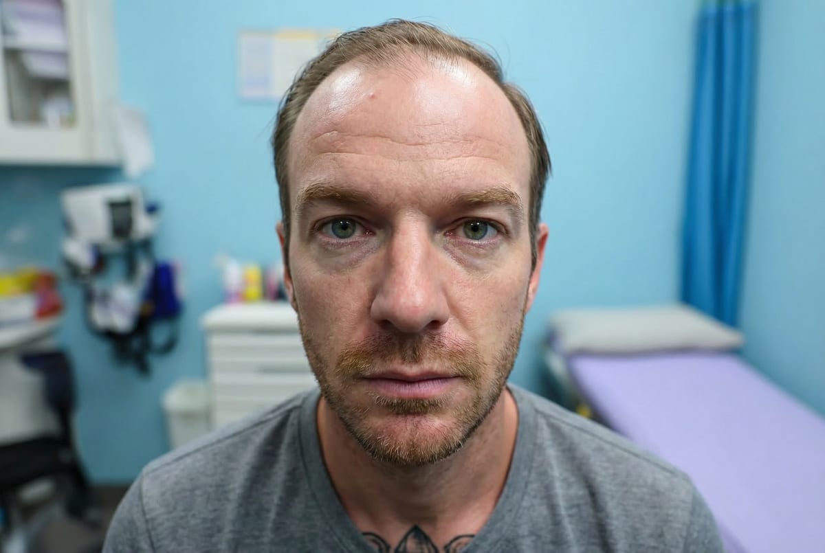 Allen before hair transplant