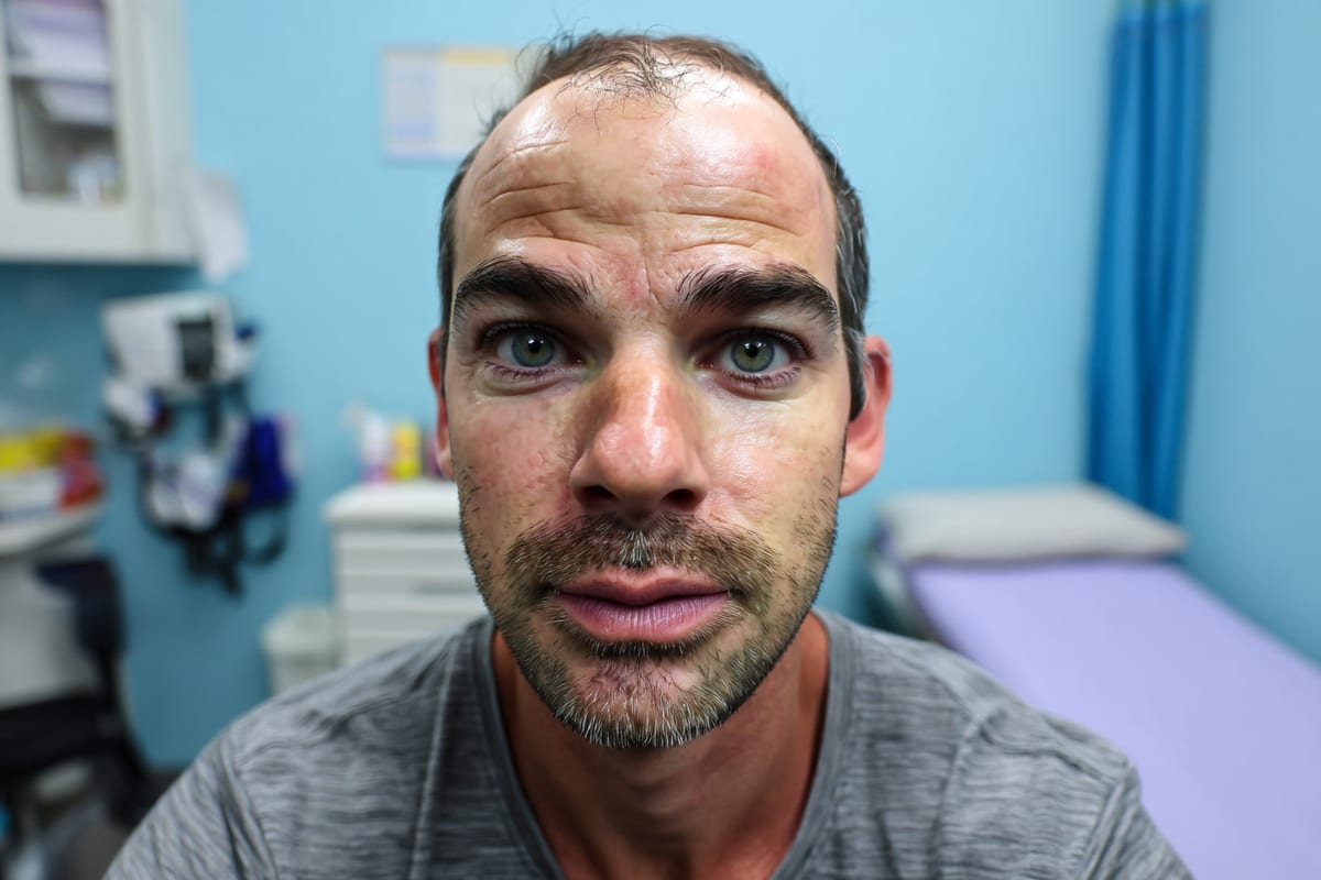 Hairline before hair transplant at Vegas Hair Transplants