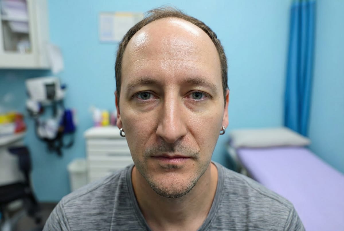 Daniel before hair transplant