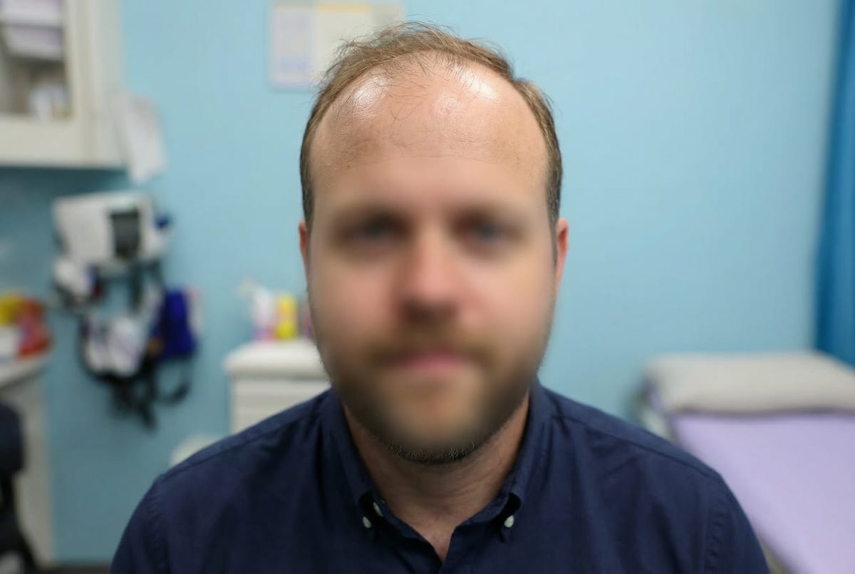 JT before hair transplant