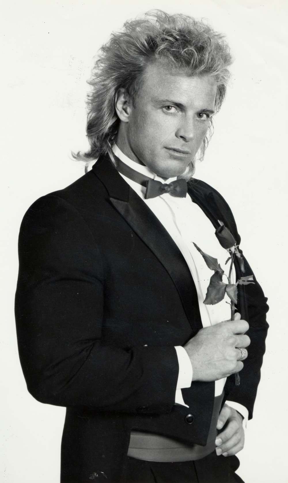 Lee Millard, formal black-and-white portrait, c. 1980s