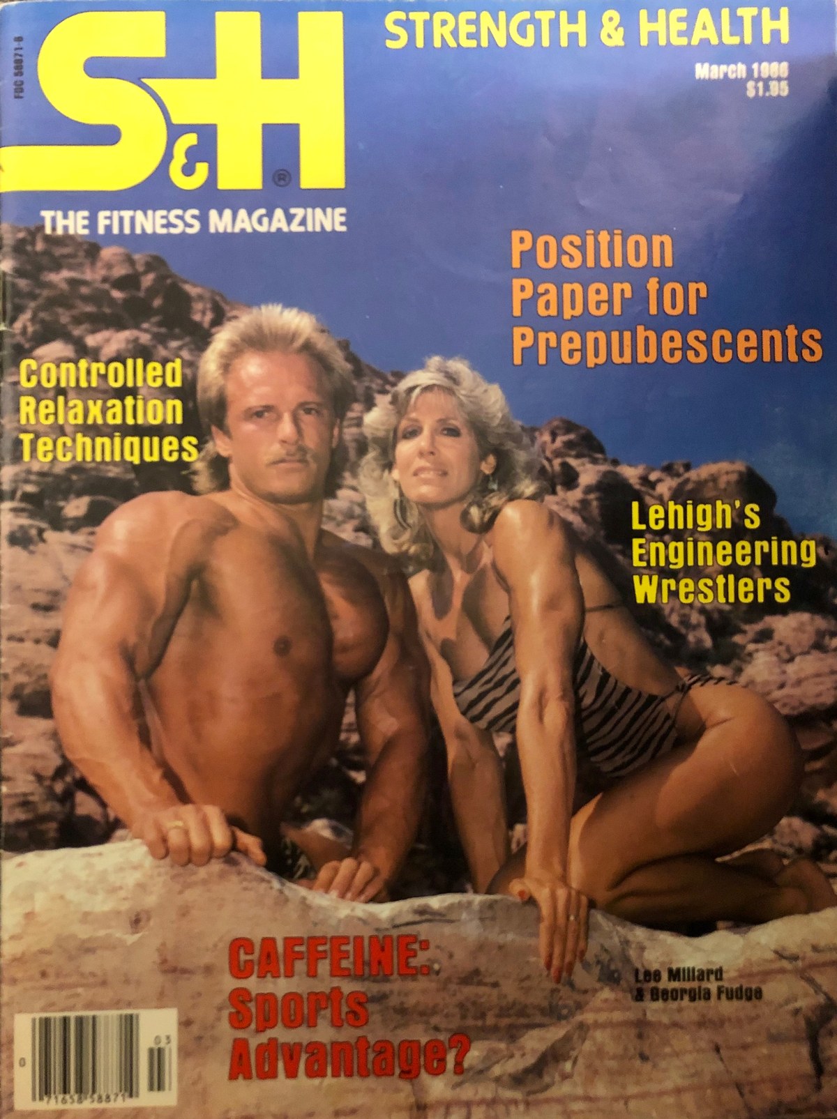 Strength & Health Magazine, March 1986 cover